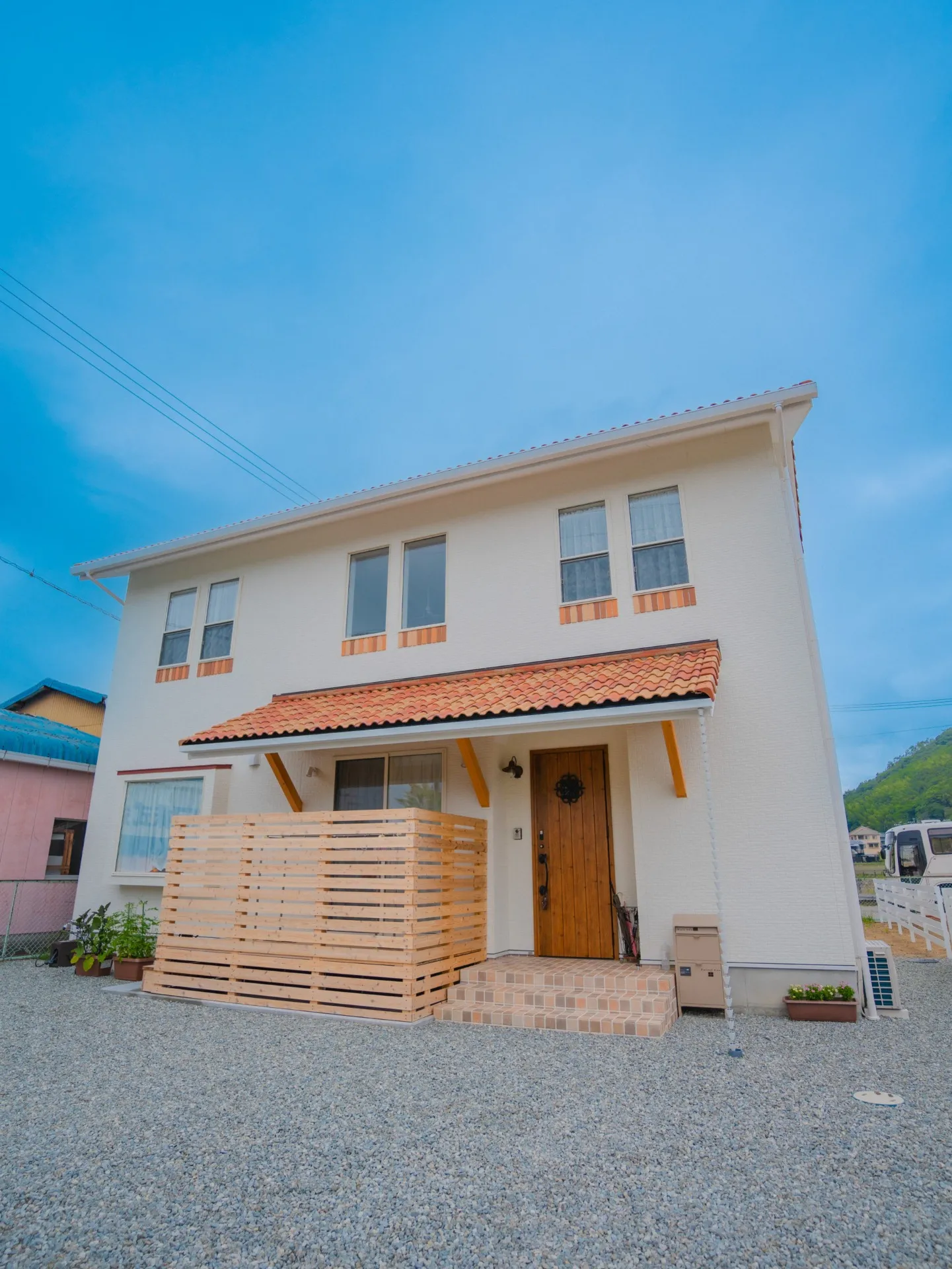 オレンジ屋根のカワイイ長期優良住宅