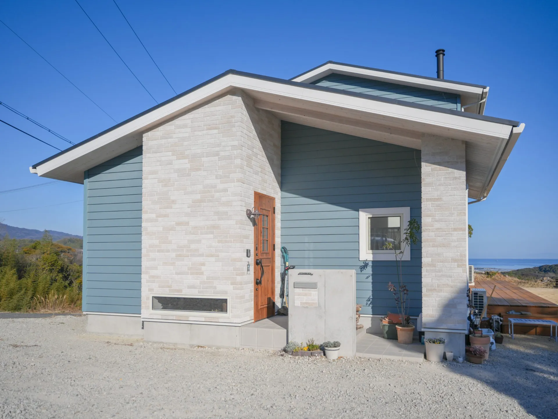 ペットと暮らす薪ストーブのある家