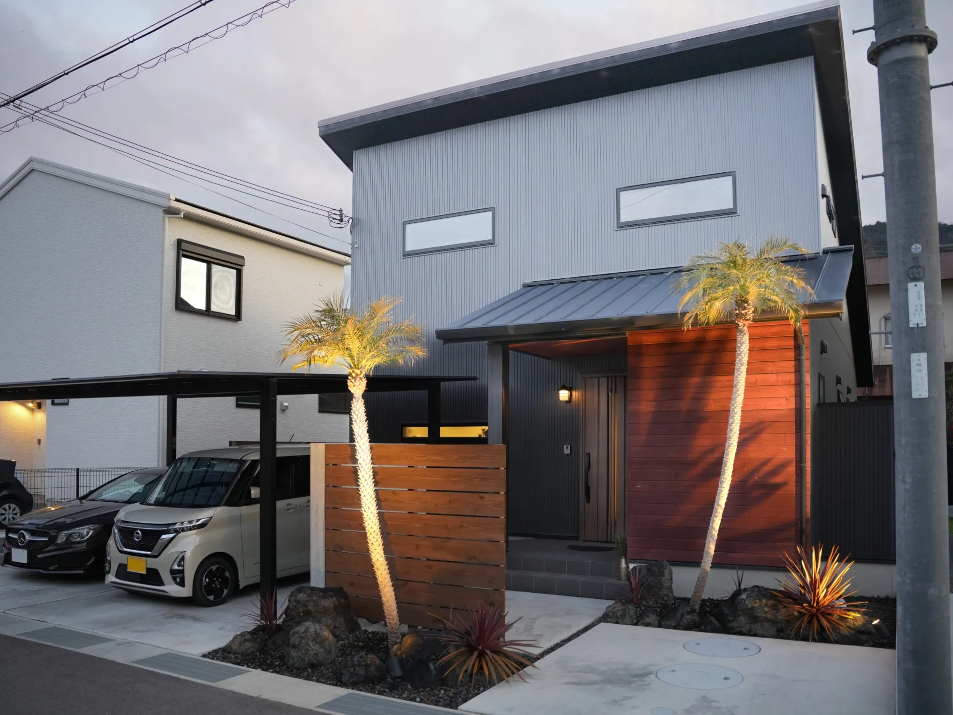 「趣味室」を備えた1.5階建て住宅