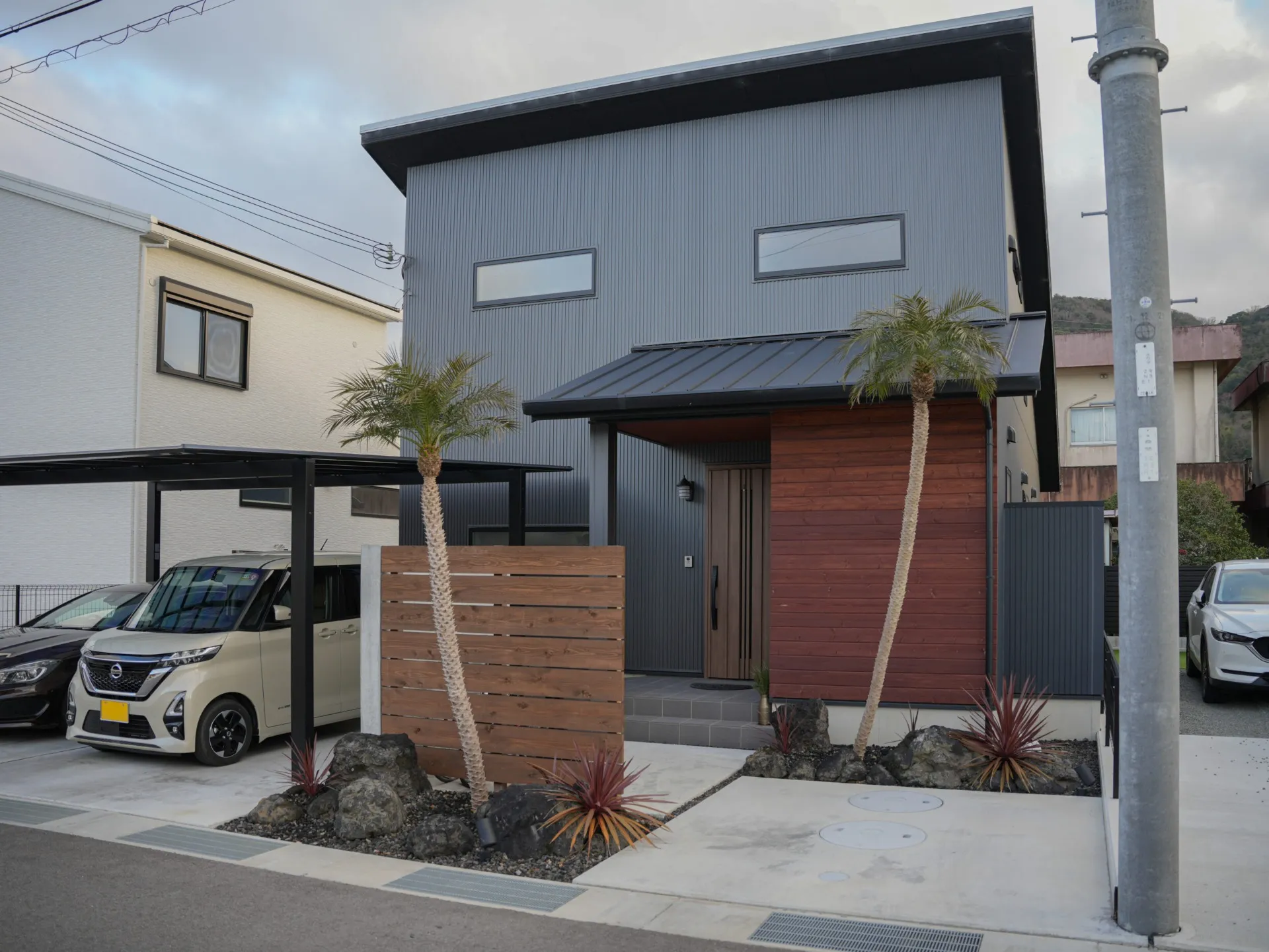 「趣味室」を備えた1.5階建て住宅