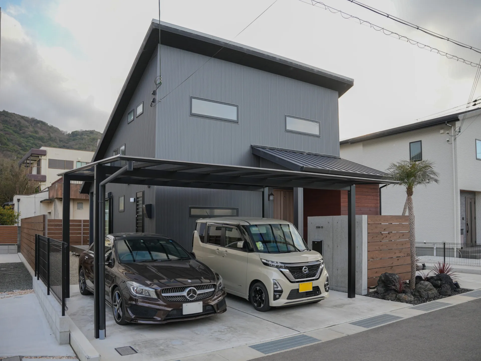 「趣味室」を備えた1.5階建て住宅