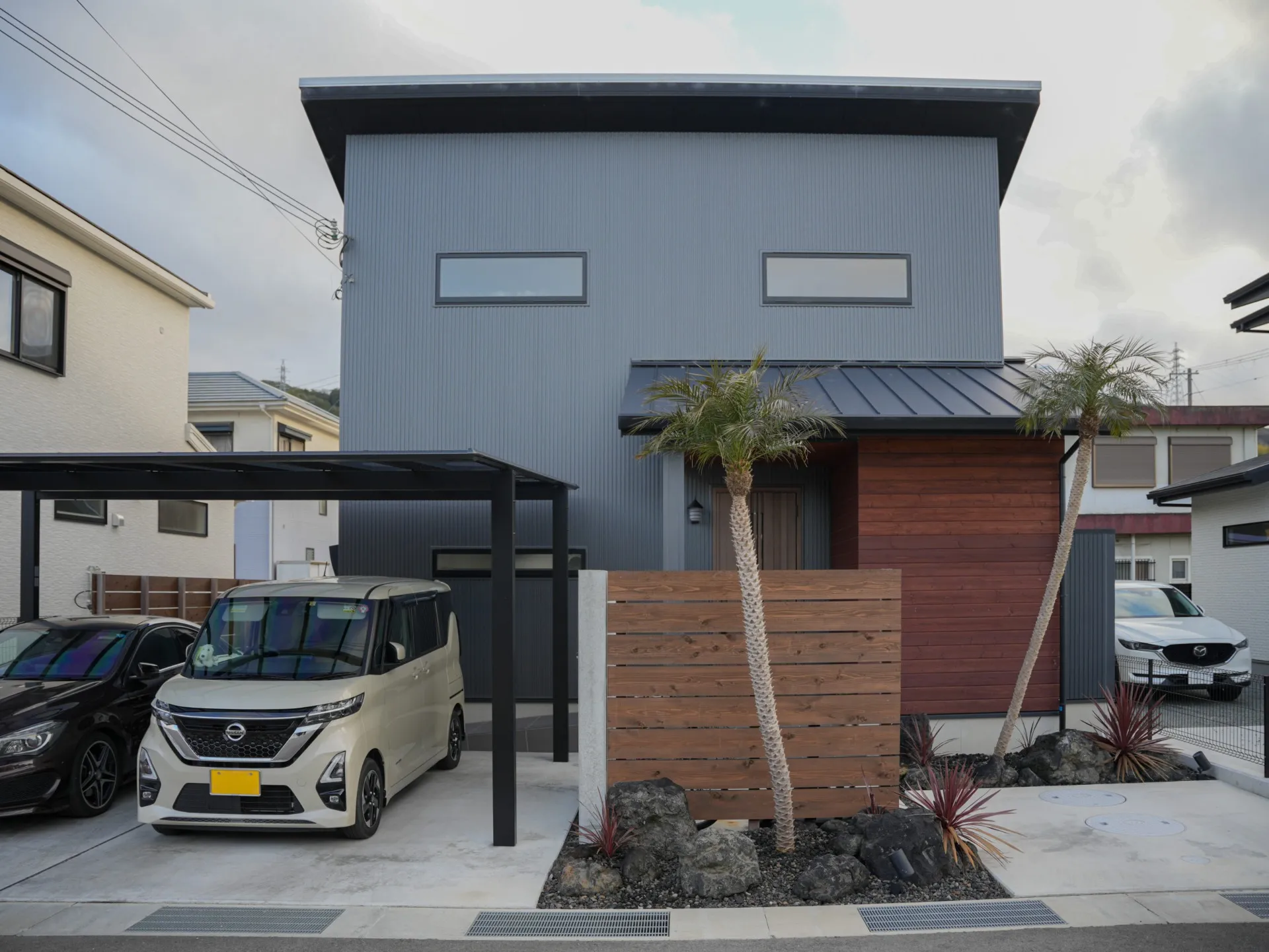 「趣味室」を備えた1.5階建て住宅